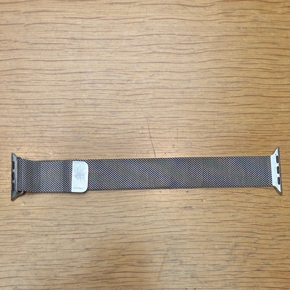 Apple Silver Mesh Smartwatch Band